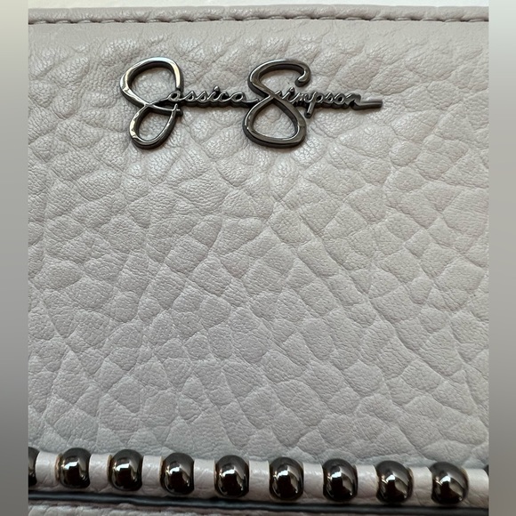 NWT JESSICA SIMPSON WILMA DOUBLE GUSSET BIFOLD LARGE WALLET CASE ORGANIZER - Picture 2 of 12